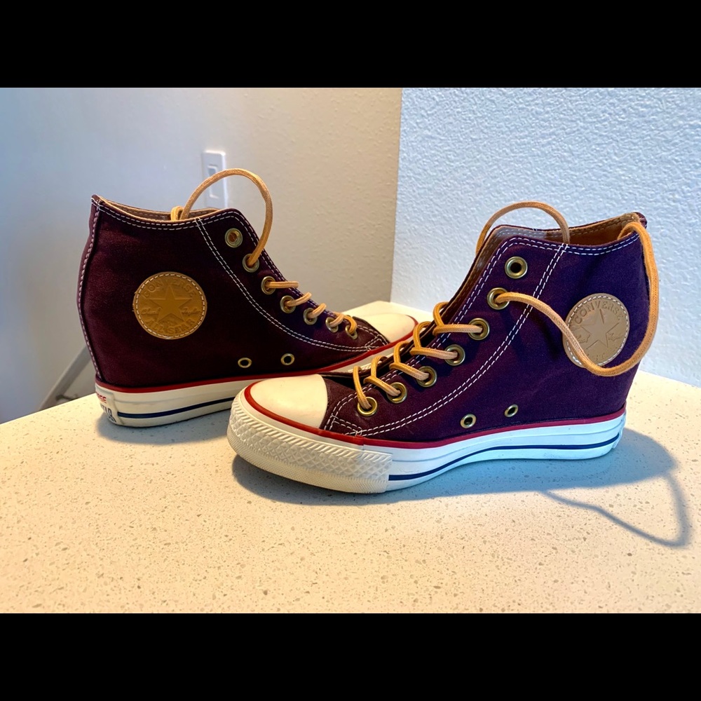 Converse wedge sneakers